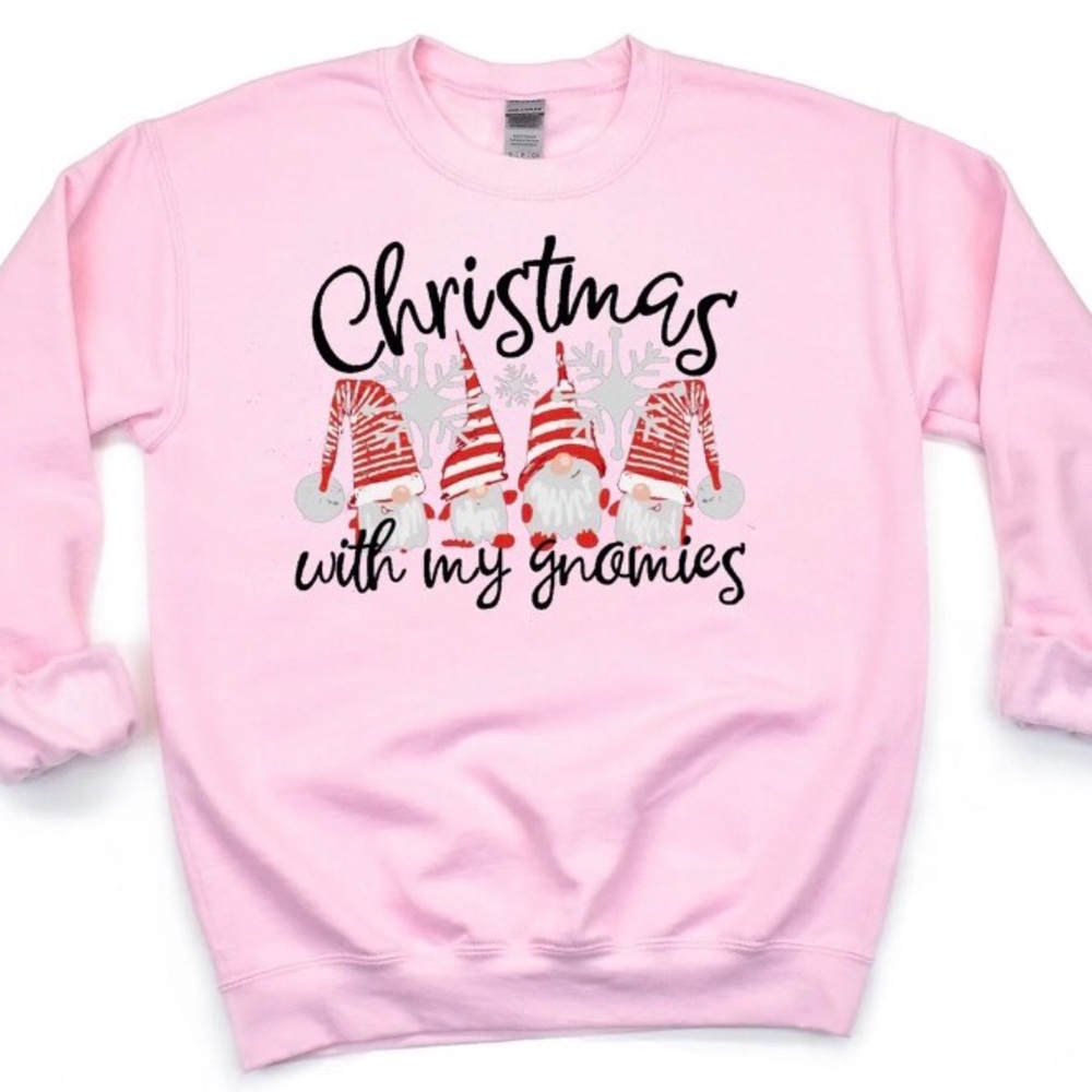 Pink size M Christmas sweatshirt